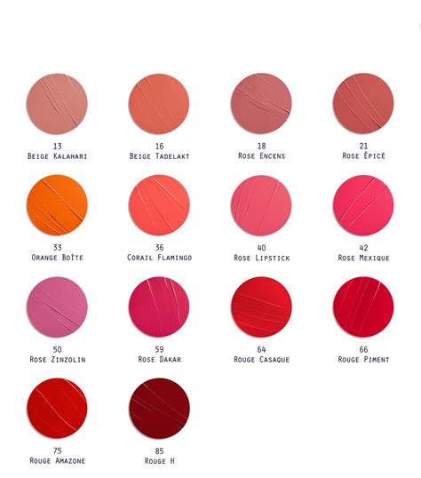 hermes rouge h color|hermes lipstick color chart.